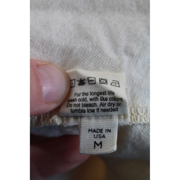 NWT Wol Hide M Natural Tie Twill Trench Organic Cotton Wrap Coat Jacket USA - Picture 9 of 10